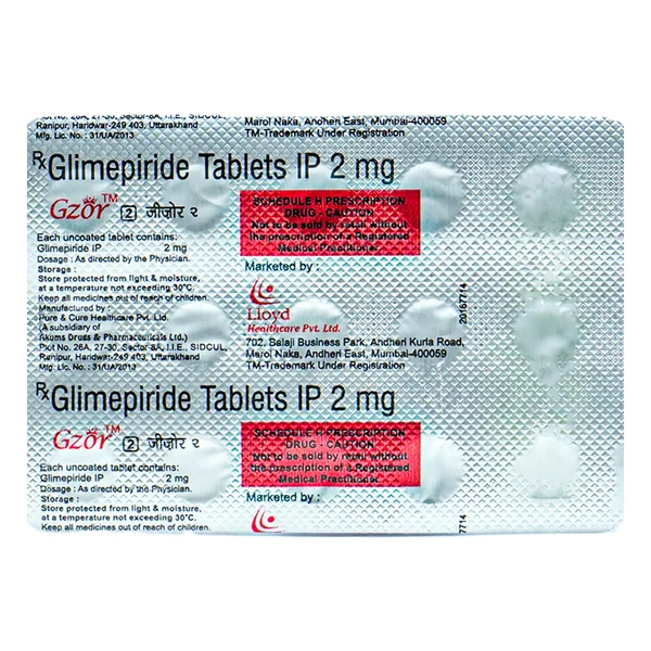 Gzor 2 Tablet 15's