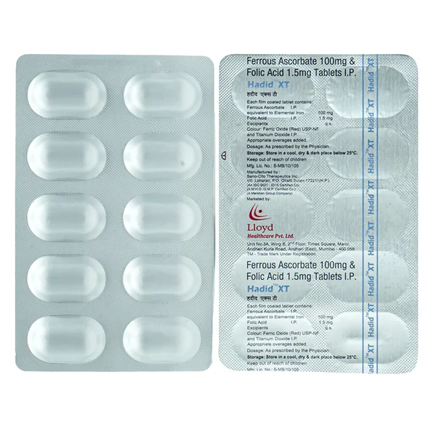 Hadid-XT Tablet 10's, Pack of 10 TabletS