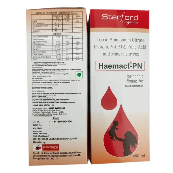 Haemact-PN Syrup 450 ml