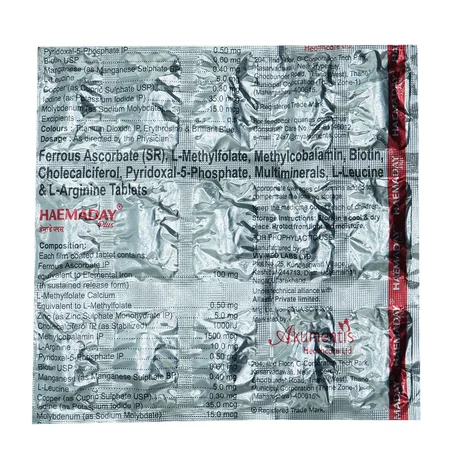 Haemaday Plus Tablet 15's