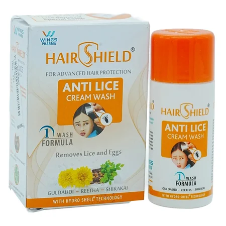 Hairshield Anti Lice Cream Wash, 30 ml