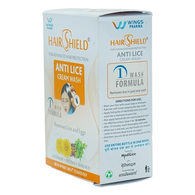 Hairshield Anti Lice Cream Wash, 30 ml, Pack of 1