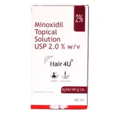 Hair 4U New 2% Topical Solution 60 ml, Pack of 1 Solution