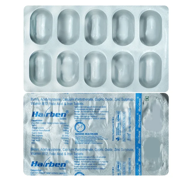 Hairben Tablet 10's