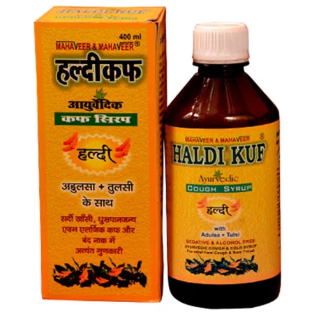 Mahaveer Haldikuf Syrup, 400 ml