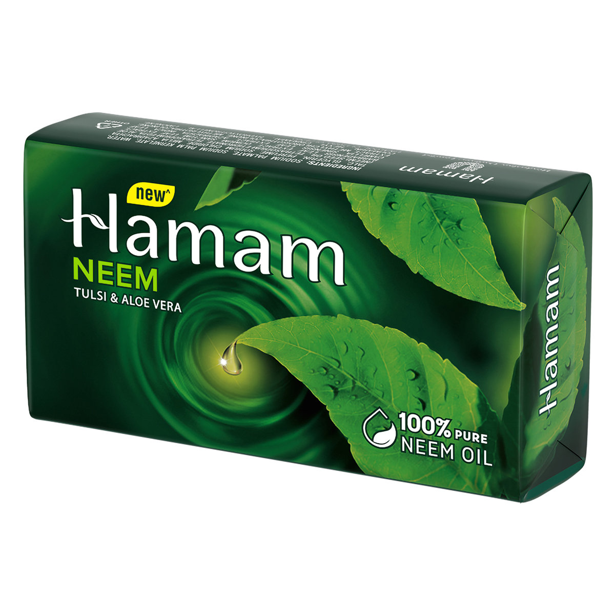 Hamam Neem Tulsi & Aloevera Soap 150 gm | 100% Pure Neem Oil | Cleanses & Purifies Skin, Pack of 1 Hamam Neem Tulsi & Aloevera Soap 150 gm | 100% Pure Neem Oil | Cleanses & Purifies Skin, Pack of 1
