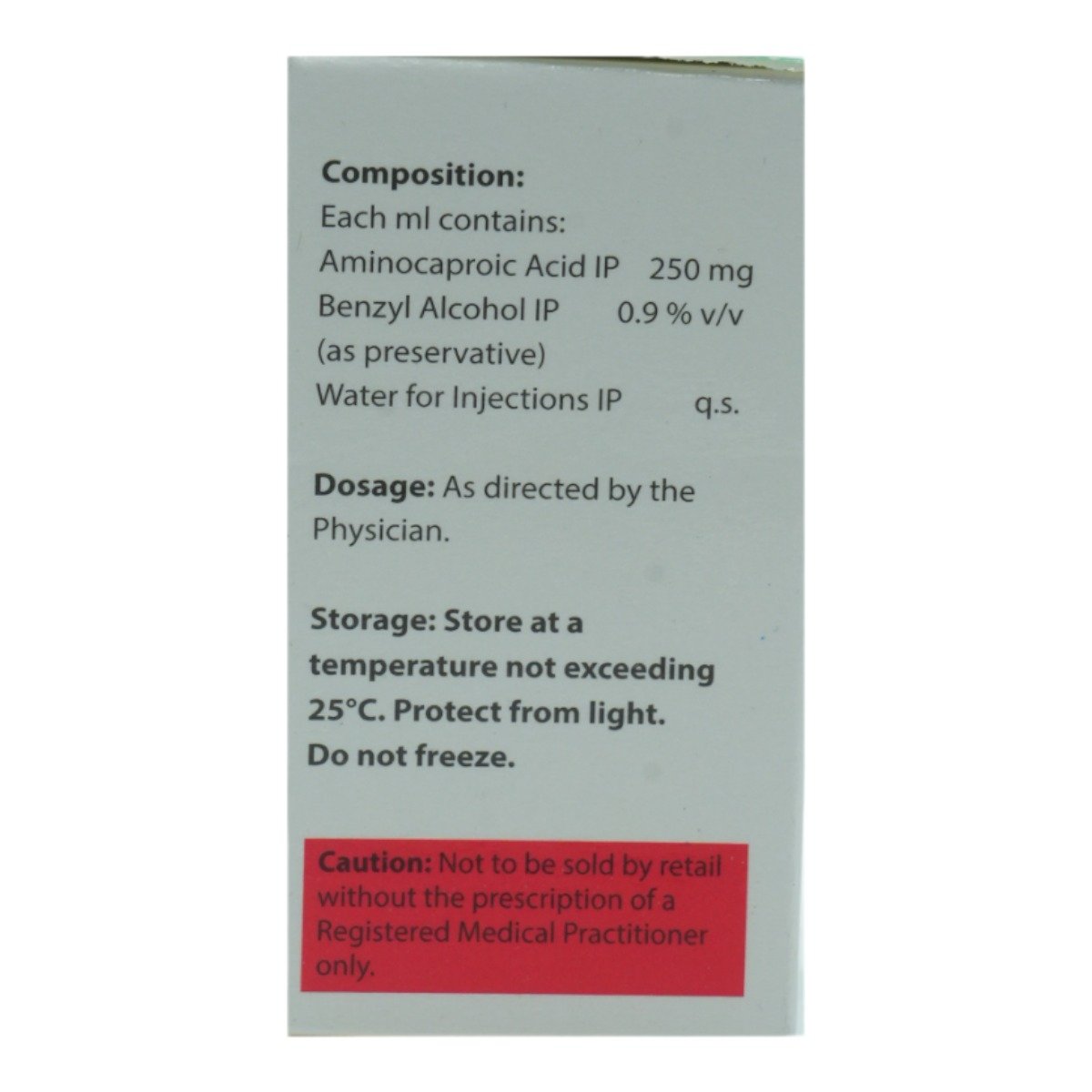 Hamostat 5Mg/20Ml Inj, Pack of 1 INJECTION Hamostat 5Mg/20Ml Inj, Pack of 1 INJECTION