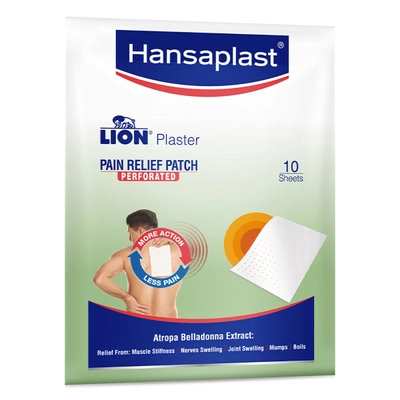 Hansaplast Lion Atropa Belladonna Plaster Sheets, 10 Count, Pack of 10