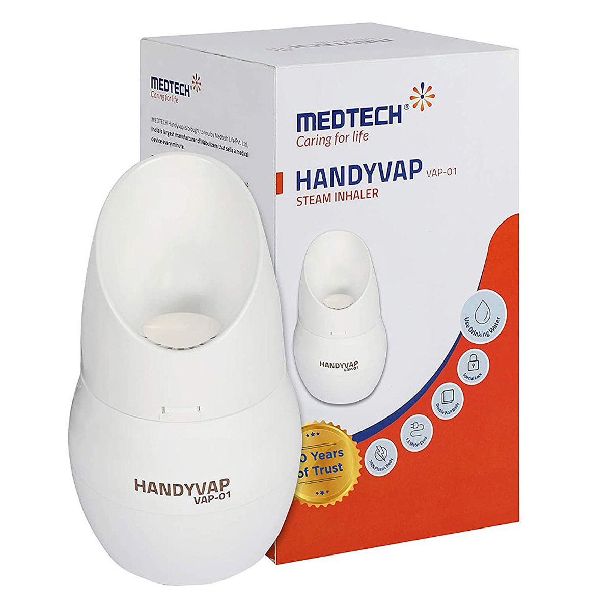 Buy Medtech Handyvap-01 Steam Inhaler Vaporizer, 1 Count Online
