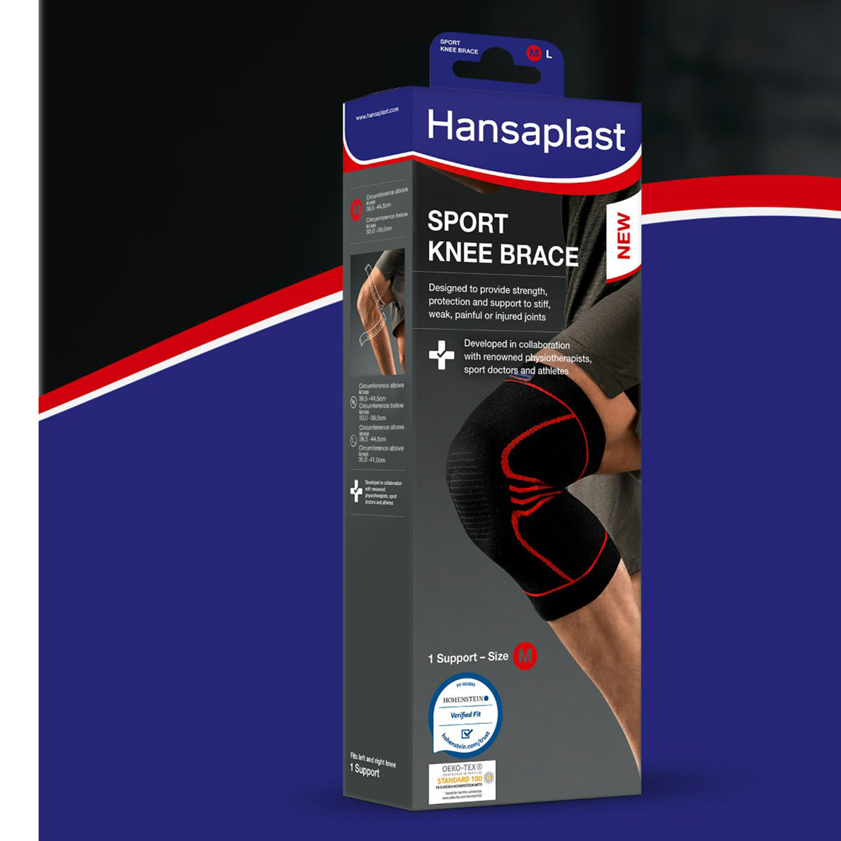 Buy Hansaplast Sport Knee Brace Medium, 1 Count Online