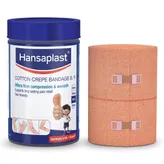 Hansaplast Cotton Crepe Bandage B.P. 8 cm x 4 m, 1 Count, Pack of 1