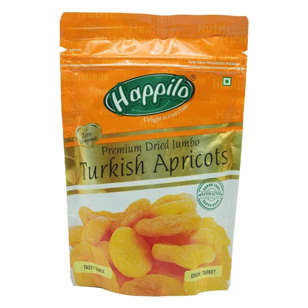 Happilo Premium Dried Turkish Apricots, 200 gm, Pack of 1
