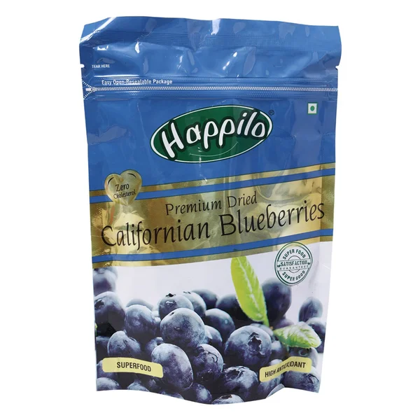 Happilo Premium Dried Californian Blueberries , 150 gm, Pack of 1
