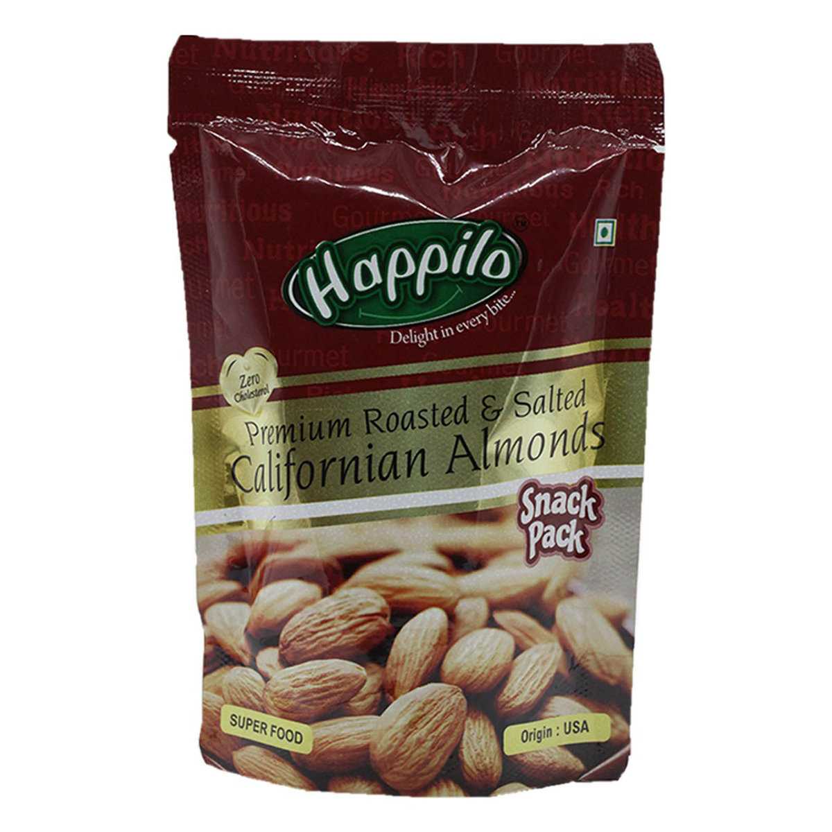 Happilo Premium Roasted Salted & Salted Californian Almonds, 200 gm, Pack of 1 Happilo Premium Roasted Salted & Salted Californian Almonds, 200 gm, Pack of 1