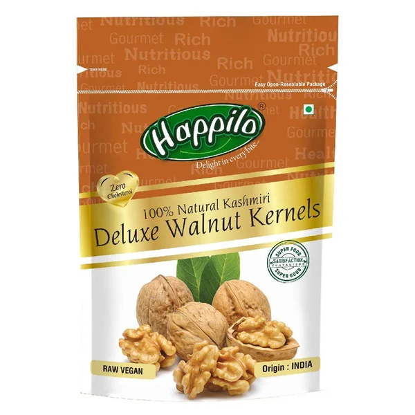 Happilo Kashmiri Walnut Kernels, 200 gm