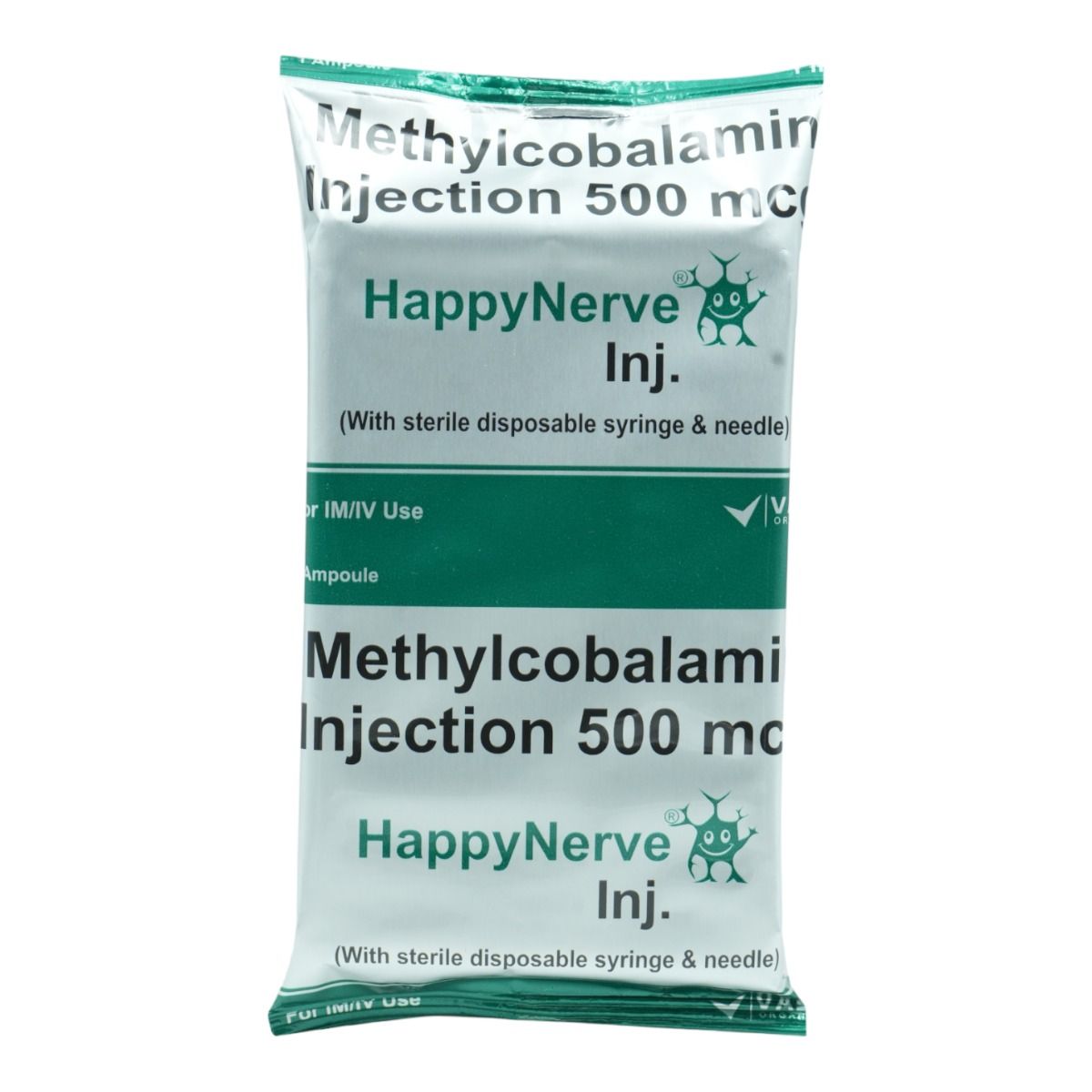Nervite Inj Buy Happy Nerve 500Mcg/1Ml Inj online | Uses, Side Effects, Price and ...