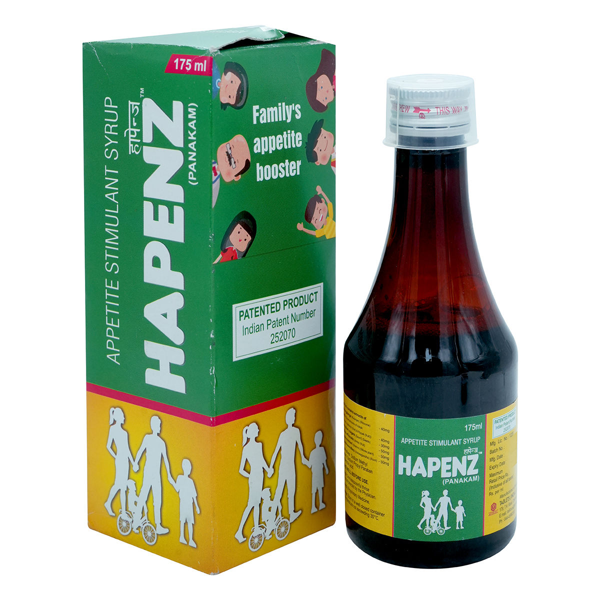 Hapenz Syrup, 175 ml Uses, Benefits, Price Apollo Pharmacy