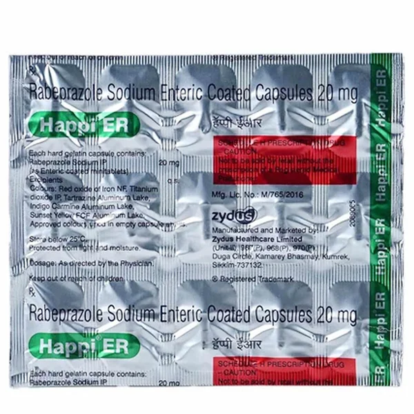 Happi ER Capsule 15's, Pack of 15 CapsuleS