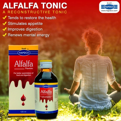 Hapdco Alfalfa Tonic, 120 ml, Pack of 1