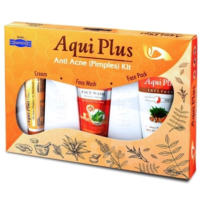 Hapdco Aqui Plus Anti Acne (Pimples), 1 Kit, Pack of 1