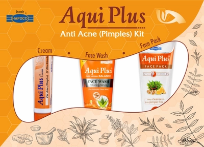 Hapdco Aqui Plus Anti Acne (Pimples), 1 Kit, Pack of 1