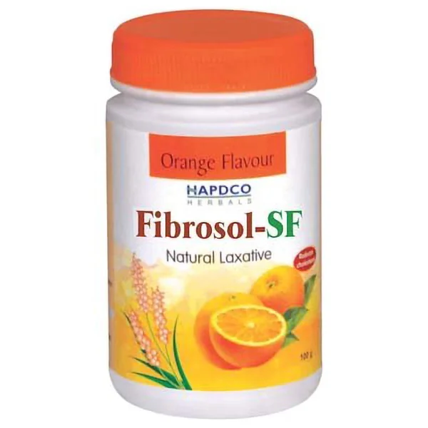 Hapdco Fibrosol Sugar Free Orange Flav Powder, 100 gm, Pack of 1