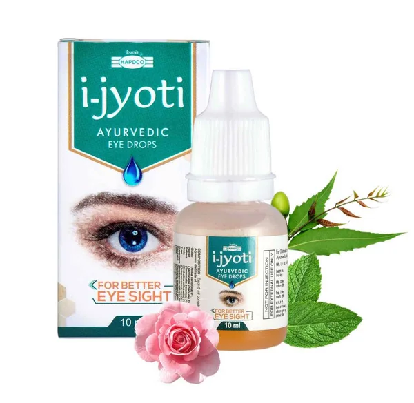 Hapdco I-Jyoti Ayurvedic Eye Drops, 10 ml, Pack of 1