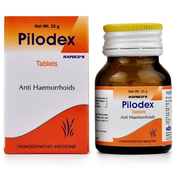 Hapdco Pilodex Tablets, 25 gm