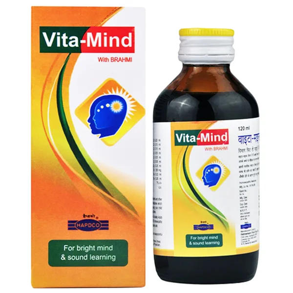 Hapdco Vita-Mind Syrup, 120 ml, Pack of 1
