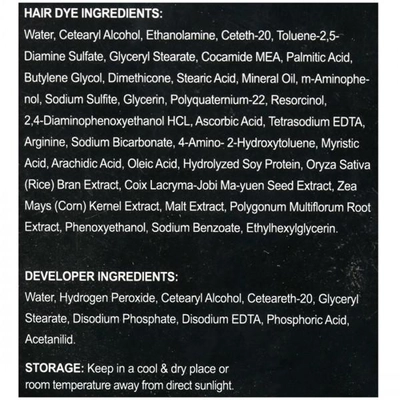 Harklur Hair Dye Black 60 gm, Pack of 1