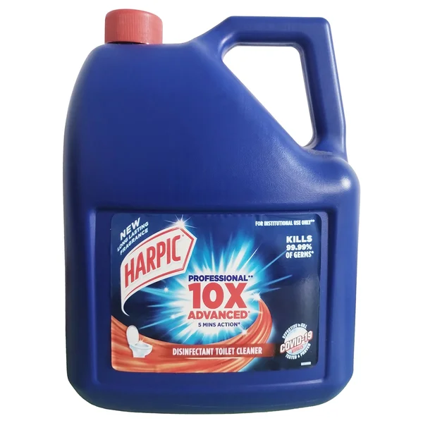 Harpic 10X Advanced Disinfectant Toilet Cleaner, 5 Litre