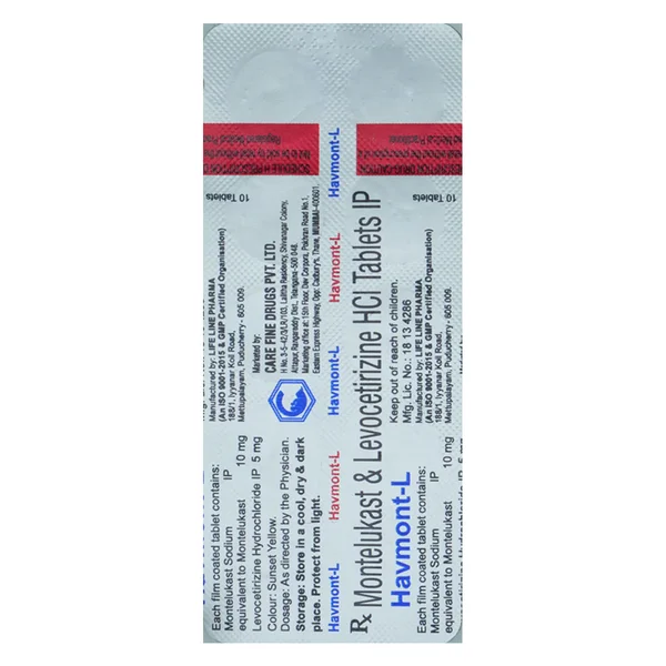 Havmont-L Tablet 10's