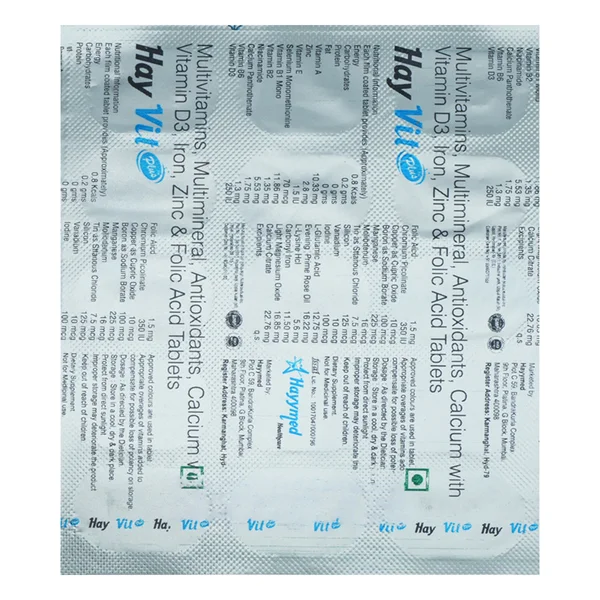 Hay Vit Plus Tablet 15's