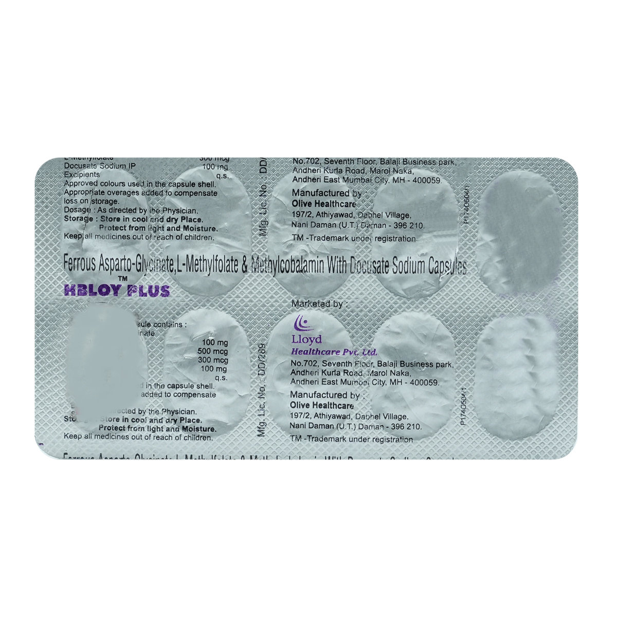 Hbloy Plus Capsule 10's, Pack of 10 Hbloy Plus Capsule 10's, Pack of 10