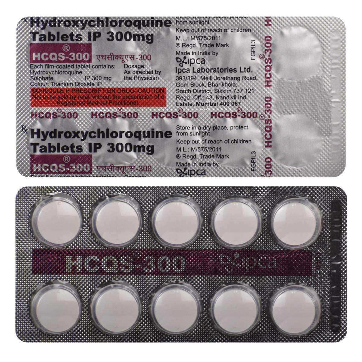 Buy Hcqs-300 Tablet 10's Online