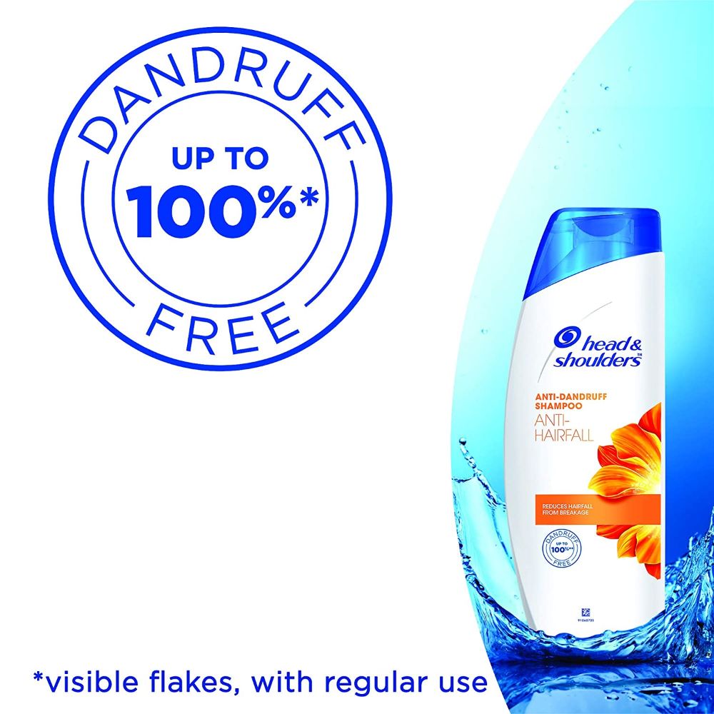 Head & Shoulders Anti-Dandruff Anti-Hairfall Shampoo, 180 ml, Pack of 1 Head & Shoulders Anti-Dandruff Anti-Hairfall Shampoo, 180 ml, Pack of 1