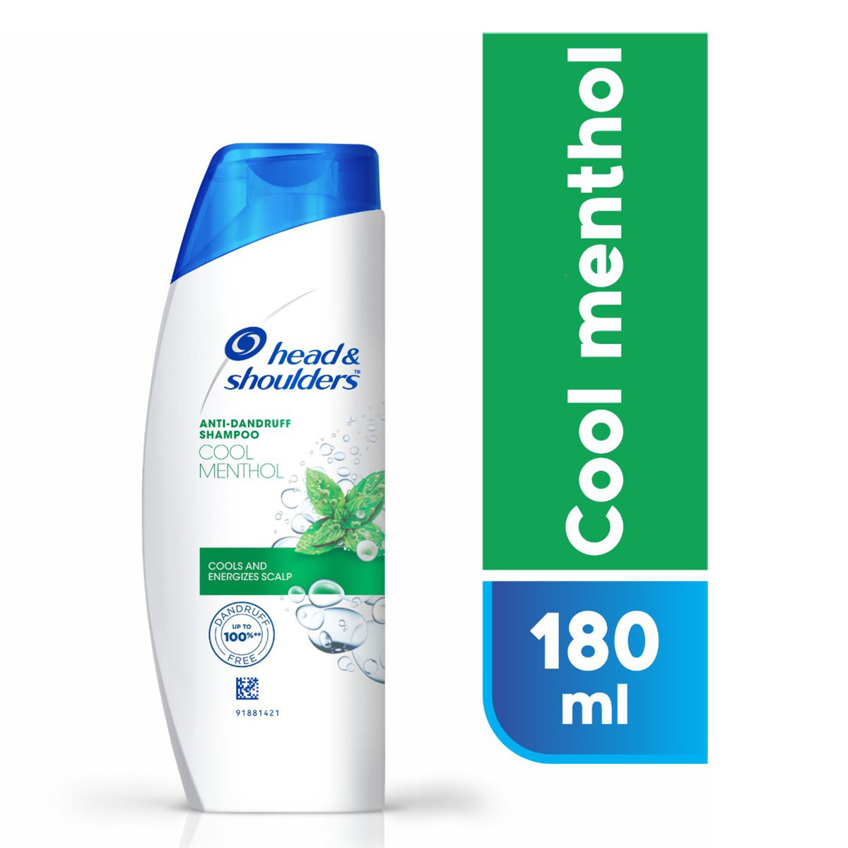 Head & Shoulders Anti-Dandruff Cool Menthol Shampoo, 180 ml, Pack of 1 Head & Shoulders Anti-Dandruff Cool Menthol Shampoo, 180 ml, Pack of 1