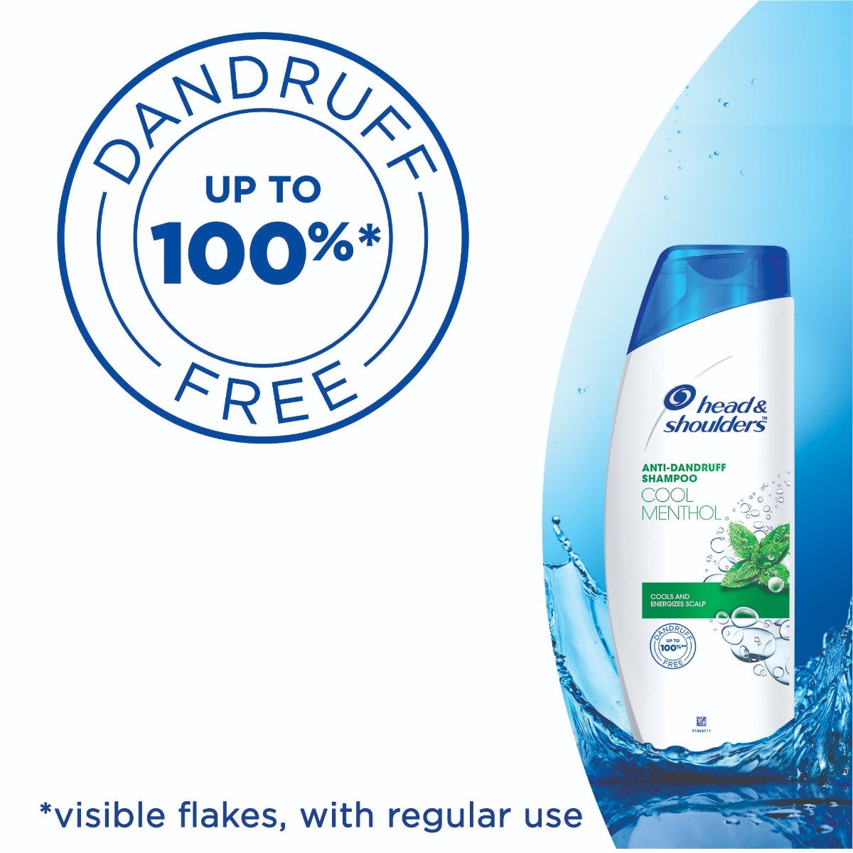 Head & Shoulders Anti-Dandruff Cool Menthol Shampoo, 180 ml, Pack of 1 Head & Shoulders Anti-Dandruff Cool Menthol Shampoo, 180 ml, Pack of 1
