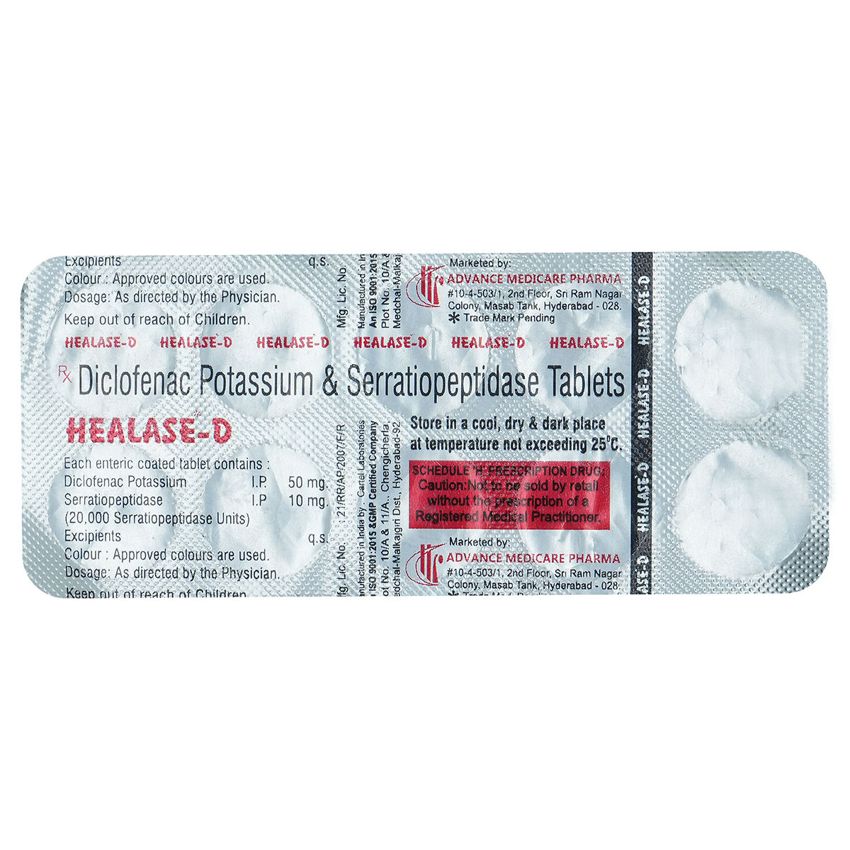 Buy HEALASE D TABLET Online