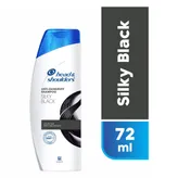 Head &amp; Shoulders Anti-Dandruff Silky Black Shampoo, 72 ml, Pack of 1