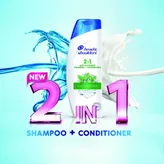 Head &amp; Shoulders 2 in 1 Cool Menthol Anti-Dandruff Shampoo + Conditioner, 180 ml, Pack of 1