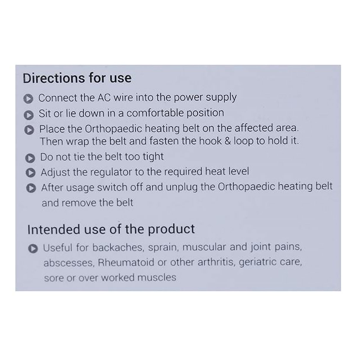 Dyna Orthopaedic Heating Belt, 1 Count, Pack of 1 Dyna Orthopaedic Heating Belt, 1 Count, Pack of 1