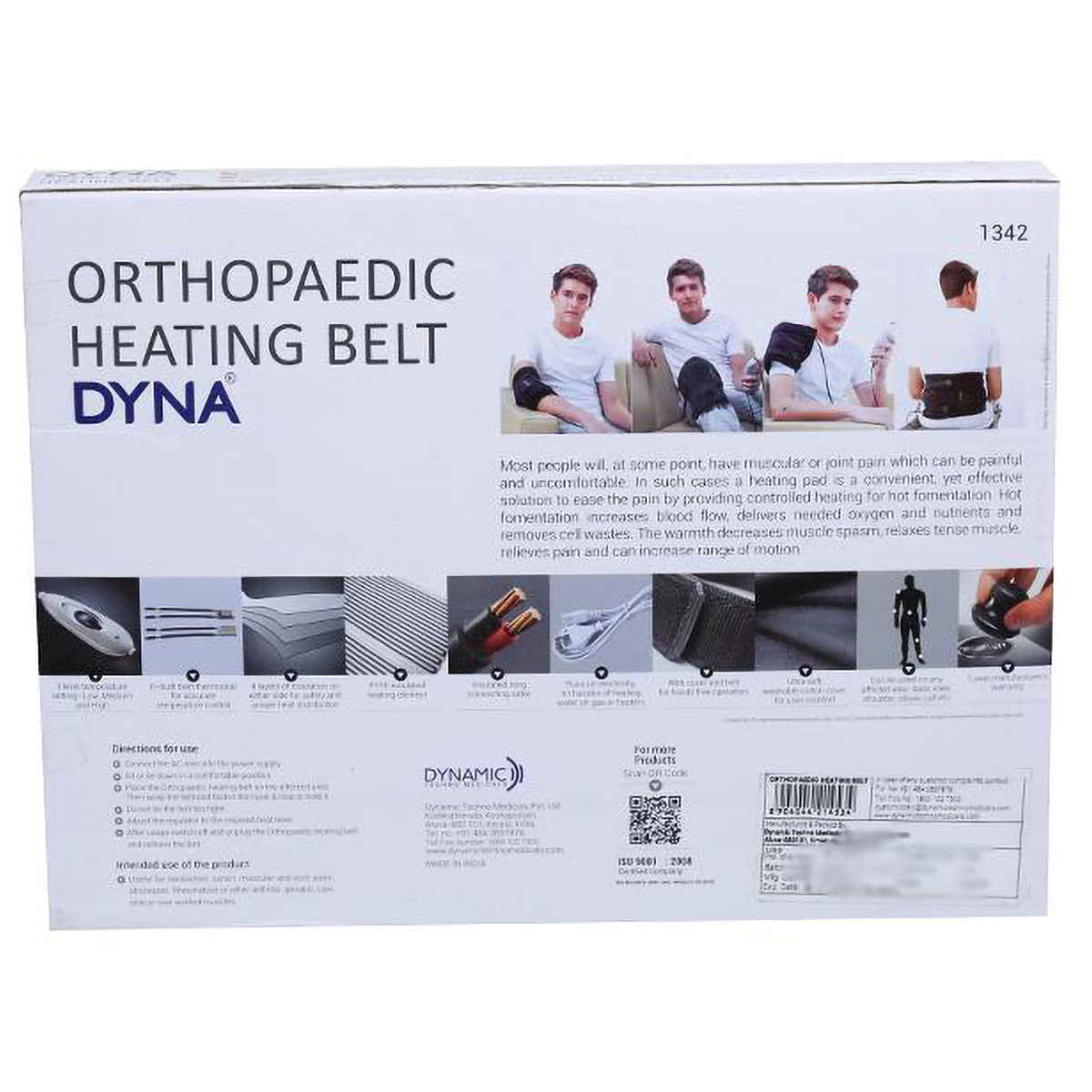 Dyna Orthopaedic Heating Belt, 1 Count, Pack of 1 Dyna Orthopaedic Heating Belt, 1 Count, Pack of 1