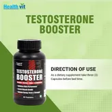Healthvit Testosterone Booster, 60 Capsules, Pack of 1