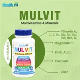 Healthvit Mulvit Multivitamins &amp; Minerals, 60 Tablets, Pack of 1