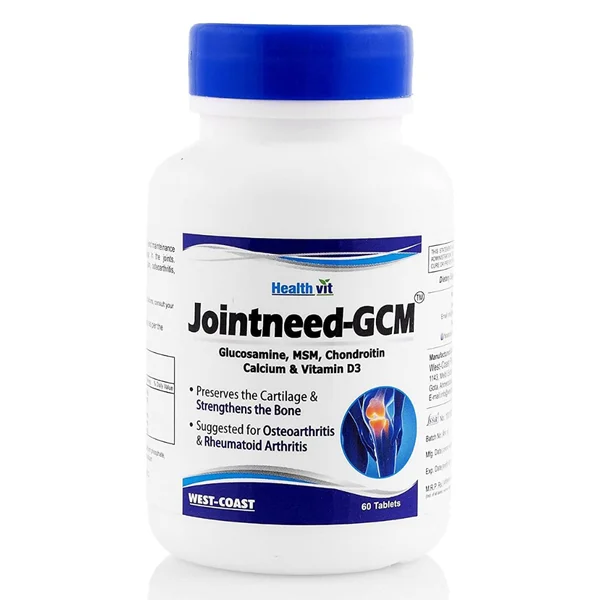 Healthvit Jointneed-GCM, 60 Tablets, Pack of 1
