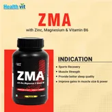 Healthvit ZMA ( Zinc, Magnesium, Vitamin B6), 90 Capsules, Pack of 1