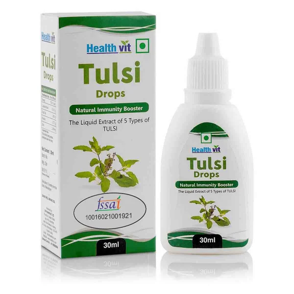 Healthvit Tulsi Drops, 30 ml, Pack of 1