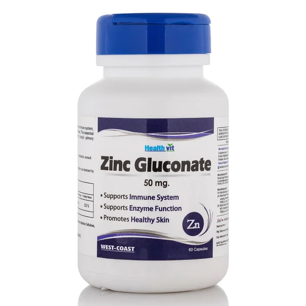 Healthvit Zinc Gluconate 50 mg, 60 Capsules