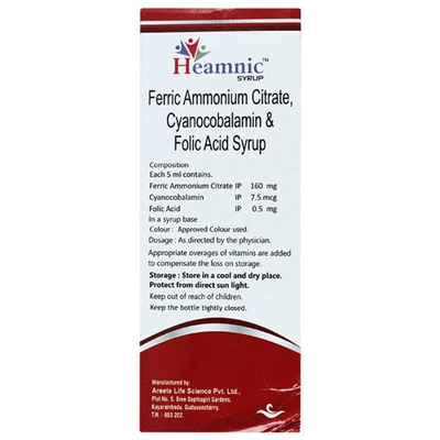 Heamnic Syrup 200 ml, Pack of 1 SYRUP